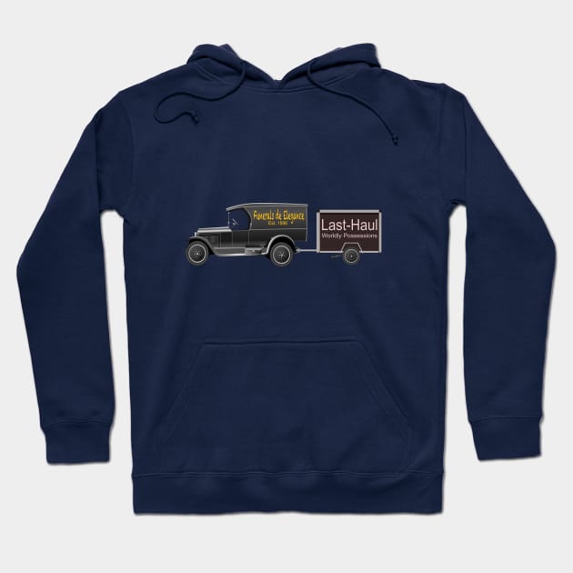 Ever Seen Them Towing a Trailer Behind a Hearse Hoodie by vivachas